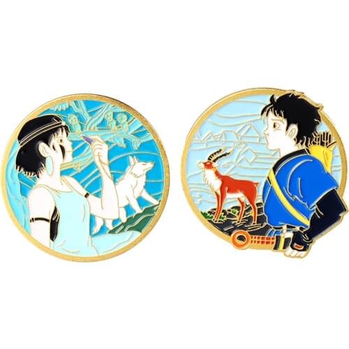 Anime Movie Fox Hard Enamel Pins Collect Cute Boy And Girl Metal Cartoon Brooch Backpack Collar Lapel Badges Fashion Jewelry