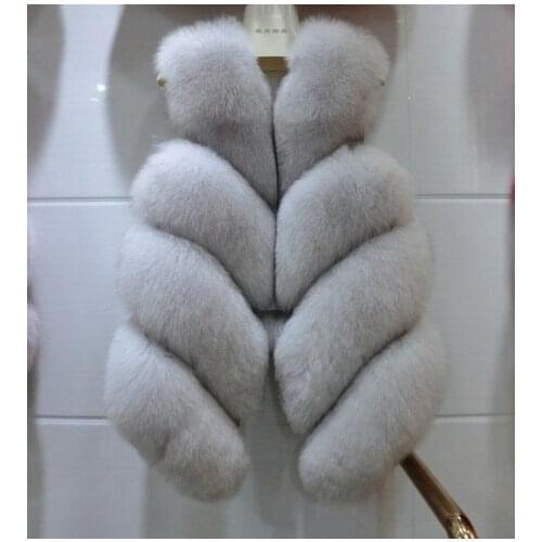 New fox fur Vest women full pelt fox fur vest coat winter best fur jacket customized big size Free shipping H799