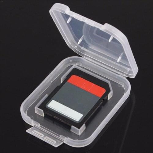 1 Storage Box SD Card Transparent Small White Box SD And Box To Card White Storage Light Easy Small Box Carry Dedicated C0H6