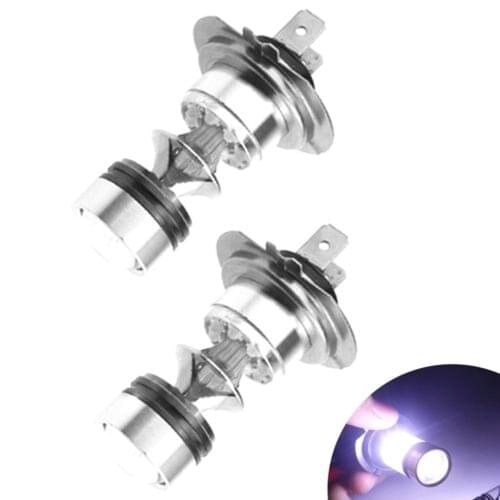 2PCS H7 100W Car Head Light Bulb Super Bright CREE LED Fog Tail Lamp 6000K White