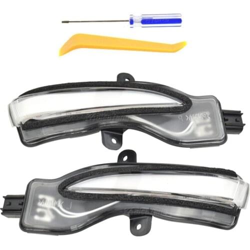 2xDynamic Blinker Turn Signal LED Rearview Side Mirror Indicator Light Lamp For Mazda CX-3 2016-2019 for Mazda CX-4 CX-5 KE 2016