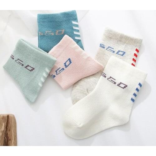3 Pairs/Lot Baby Socks Boy Girl Children Socks Cute Cartoon Decorative Solid Color Newborn Socks Boneless Suture Socks