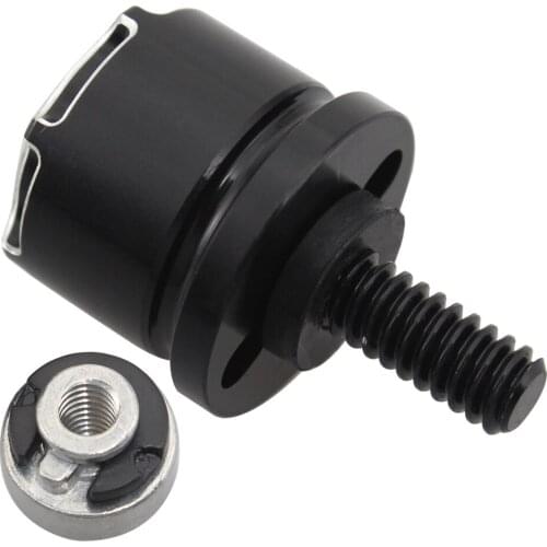 Aluminum Rear Fender Seat Bolt Screw Nut Mount Hardware Knob Cover For Harley 96-20 Sportster Dyna Softail Touring CVO