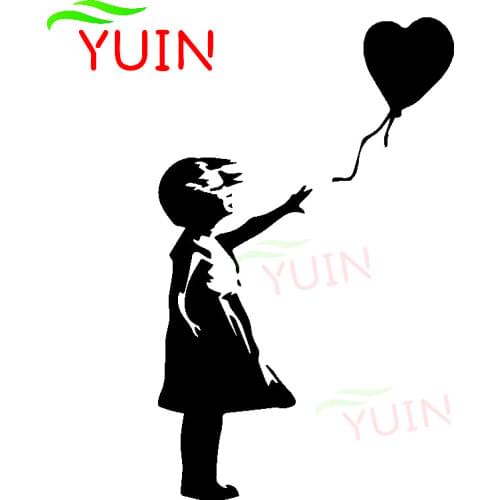 Car Sticker Childlike Innocent Balloon Decals Creative PVC Window Bumper Decoration Decal Exquisite Waterproof Stickers