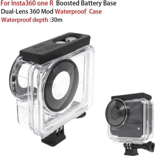 Insta360 One R 4K Edition 5.7K Dual-lens 360 Edition 30M Diving Case Waterproof Housing Work for Insta360 BoostePanoramic Camera