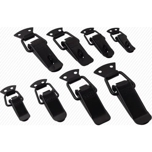 Black Buckle Door Lock Buckle Vintage Door Lock Buckle Car Bumper Buckle Box Nose Cabinet Fixed Hardware