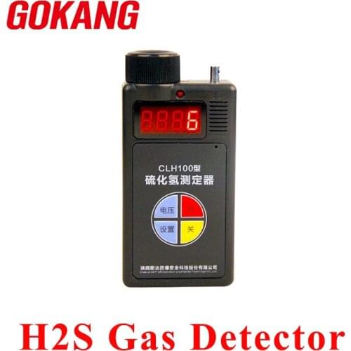 GOKANG CLH100 Hydrogen Sulfide Gas Alarm Detector H2S explosion-proof Gas Analyzer Meter ATEX R134a H2S Sensor Medidor Leak qual