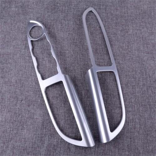 DWCX 2Pcs Interior Car Door Window Switch Panel Cover Trim Molding Chrome Fit for Ford Escape Kuga 2013 2014 2015 2016 2017 2018