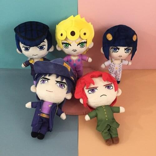 20CM 5 Styles JoJos Bizarre Adventure Plush Toy Cute Soft stuffed Dolls For Kid Birthday Gift