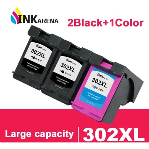 INKARENA 302XL Refill Ink cartridge replacement for hp302xl for hp 302 xl new Deskjet 1110 2130 2135 3630 3632 officejet 5220