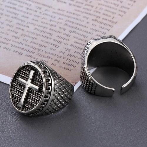 62style Diy Rings Set For Men Women Double Cross Design Vintage Silver Goth Panthere Snake Rings Nightclub Slytherin Jewelry Emo