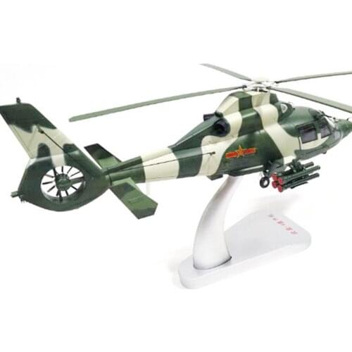 Chinese WZ-9 Armed Helicopter - 1:32 Plastic Die-cast Aircraft Model, Includes