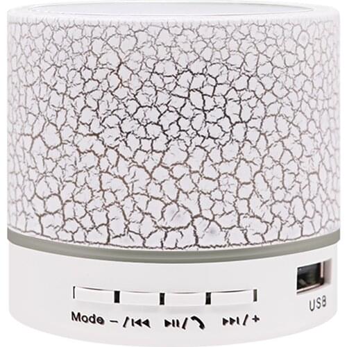 Dazzling Crack Mini Bluetooth Speaker TF Card Portable Outdoor Bluetooth Speaker Big Suction Subwoofer Music Player HiFi Stereo