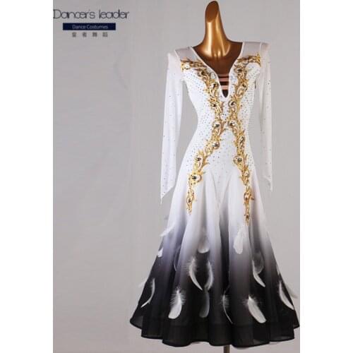 Ballroom dance dresses standard ballroom dancing clothes Competition standard dance dress waltz foxtrot dress adult children