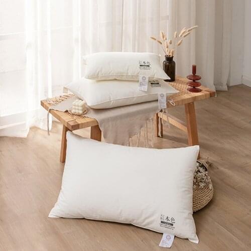 Pillow Cotton Material Soft Washable Neck Pillows Pillows For Sleeping Non Fluorescent Maternal And Child Pillow Core