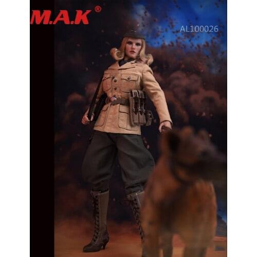 AL100026 1/6 Scale Full Set Action Figure Female North African officer Figure Model In Stock