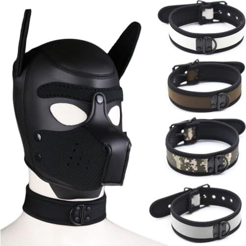 SM Slave Game Sex Toys For Women Men Pet Dog Roleplay Collar BDSM Bondage Restraint Puppy Play Dog Collar Sex Erotic Accessories