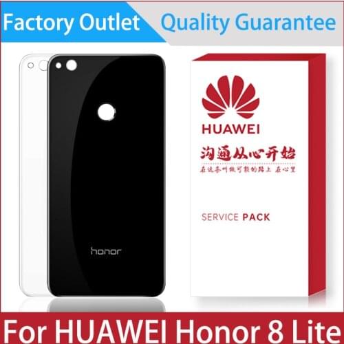 Back Cover For Huawei Honor 8 Lite Back Battery Cover Rear Housing Door Case Housing Panel With Camera Lens