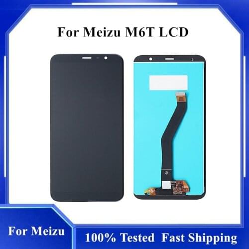 100% NEW LCD 5.7" For MEIZU M6T LCD Display Touch Screen Digitizer Assembly Replacement For Meizu MEILAN 6T Display