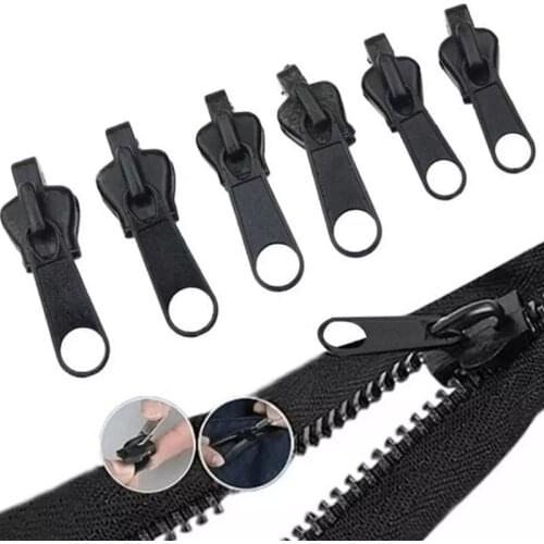6Pcs/Set Universal Instant Fix Zipper Repair Kits To Replacement Zip Slider Teeth Rescue New Design Zippers Sewing Clothe Zipper