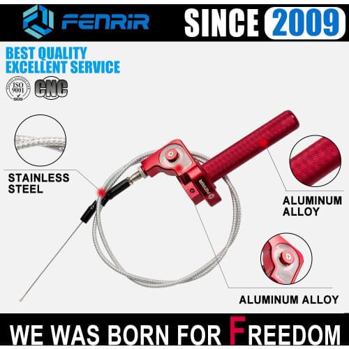 7/8'' 22MM CNC Motorcycle Throttle Grip Quick Twister grip Cable for Honda kawasaki Yamaha Suzuki KTM Ducati Hyosung BMW Benelli