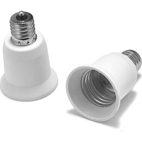 E17 to E27 Adapter E17 to E26 Lamp Holder Power Adapter Converter Base Socket LED Light Bulb Extend Extension Plug