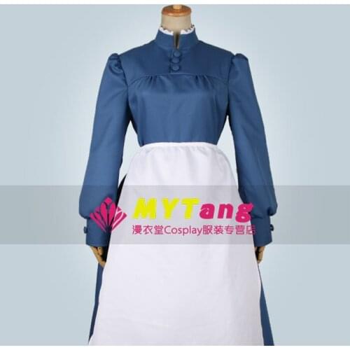 Free Shipping Howls Moving Castle Sophie Hatter Dress Custom-made Cosplay Costume