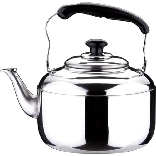 Stainless Steel Kettle Whistling Tea Kettle Coffee Kitchen Stovetop Induction for for Home Kitchen camping picnic 4L 5L 6L