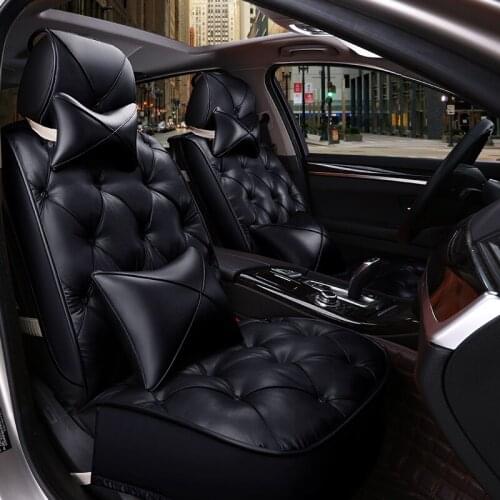 Dingdian Front+Rear Car Seat Cover for Fiat Fiorino Siena Doblo 500l Qubo 500x Punto 500 Bravo Palio-Weekend Fullback Idea Perla