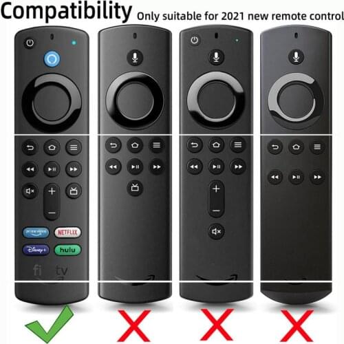 TV Remote Control Cover Silicone Protective Case For Fire TV Stick 4K 3rd GenController Compatible With Alexa Voice Remote