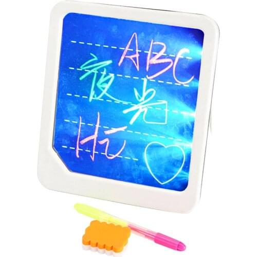 Hot LED Writing Fluorescent Board Draw Toys Kids Fun Graffiti Hand Painted Tablet Drawing Board Children Educational Toys Gift
