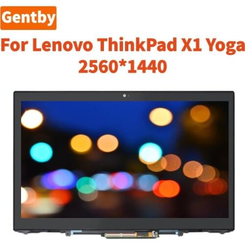 For Lenovo ThinkPad X1 Yoga 14 " 2560*1440 LCD Touch Screen Digitizer Assembly With Bezel