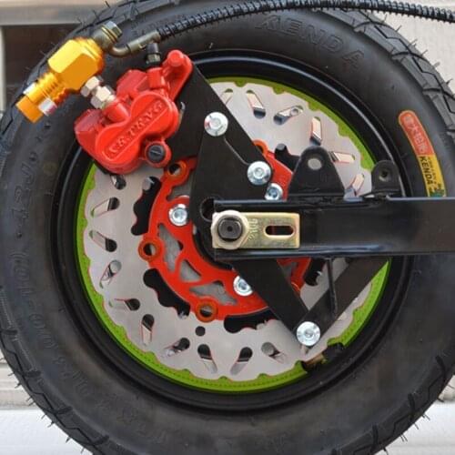 For 110 electric car conversion disc brake drum brake disc change high-quality reinforced large ABS220MM [means] right