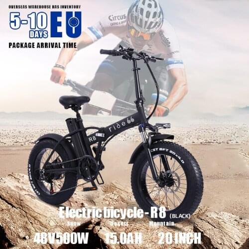 E-bike 500W 48V MAX 45km/h Electric bike Mountain bike vtt 4.0 Fat tire Electric Bicycle beach ebike