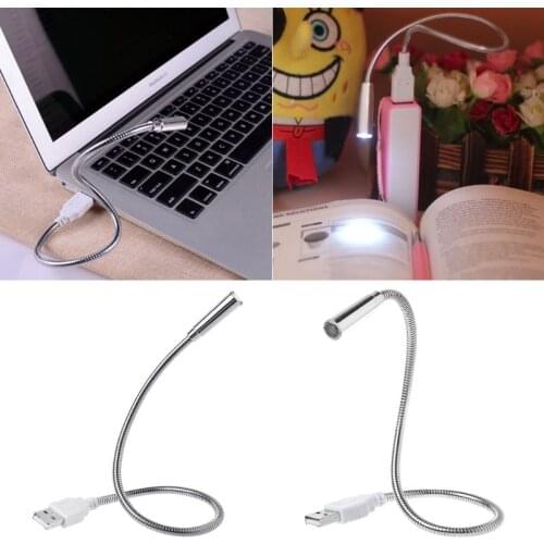 USB Flexible Light Keyboard Lamp Rechargeable Adjustable Hose Night Illumination Plug And Play For PC Computer Desktop Book