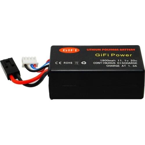 GiFi Power Upgrade 11.1V 1800mAh Li-Po Battery For PARROT AR.DRONE 2.0 Battery Parrot battery
