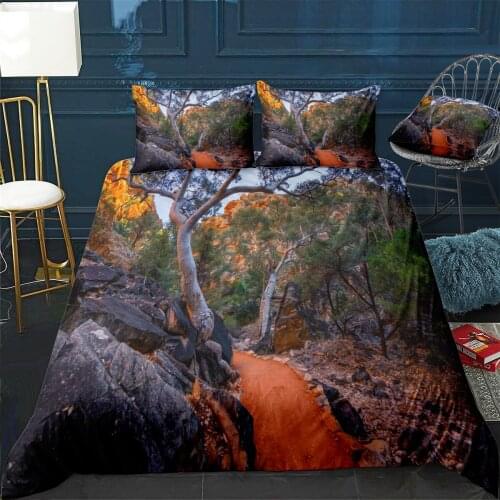 Alice Springs Australia Be Quilt Cover Pillowcase 3Piece Comforter Bedding Set With Pillow Case Single Double Duvet Cover