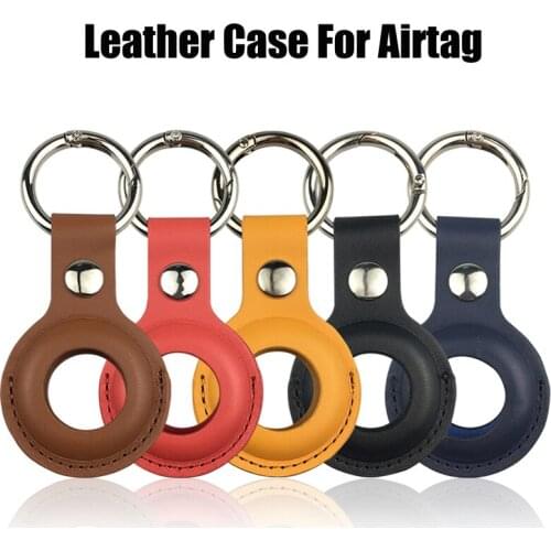 Leather Protective Case For Airtag Keychain For Kia Rio K2 K3 Ceed Sportage 3 Sorento Cerato Armrest Picanto Soul Optima