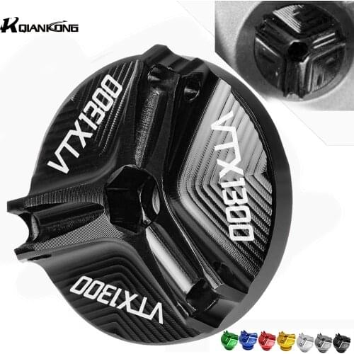 M20*2.5 Motorcycle Engine Moto Oil Cup Fuel Filler Tank Cap Cover For Honda VTX1300 VTX 1300 2003 2004 2004 2005 2006 2007 2008