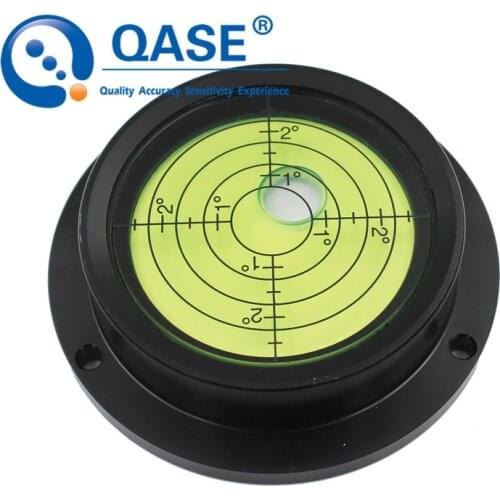 Metal horizontal bead Disc high precision spirit level vials Leveling blister with base for cloud platform machine tool