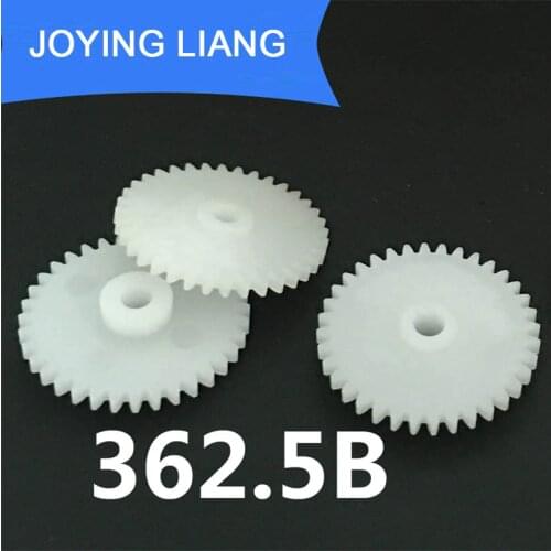 362.5B 0.5M 19MM Gears Modulus 0.5 Hole 2.5mm Loose 36 Teeth Plastic Gear Disc Toy Accessories