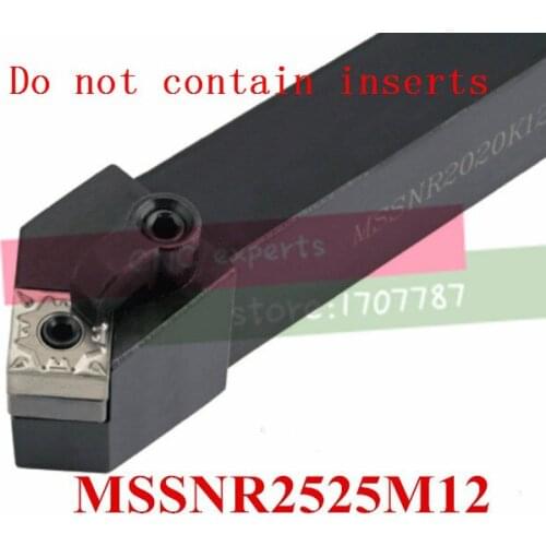MSSNR2525M12 25*25*150mm Metal Lathe Cutting Tools,CNC Turning Tool,Lathe Machine Tools, External Turning Tool Type MSSNR