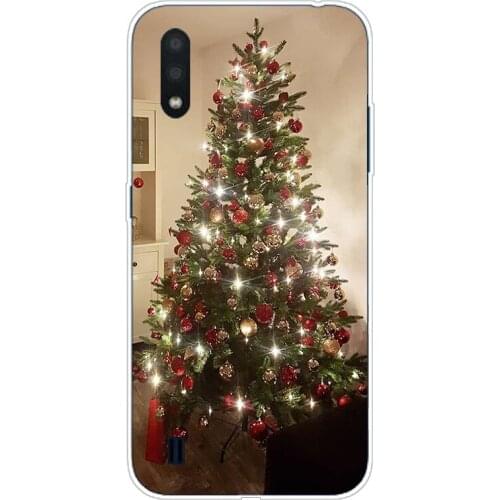22 Christmas holiday Tree New Year Soft Silicone Tpu Cover phone Case for Samsung Galaxy A01 A10 2019 A20 A20E A20S M11 M21