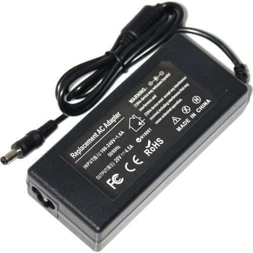 New 20V 4.5A 5.5*2.5mm 90W AC Adapter Laptop Charger For Le-novo Y460 Y470 Y480 G470 G480 E46A E47A PA-1900-56LC ADP-90DDB