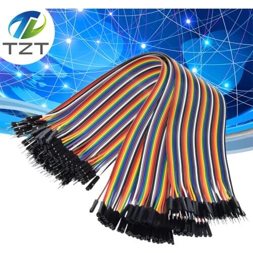 40pcs Jumper Wire Dupont Cable line 3P-3P 2.54mm Male to Male , Male to Female , Female to Female 30cm For Arduino