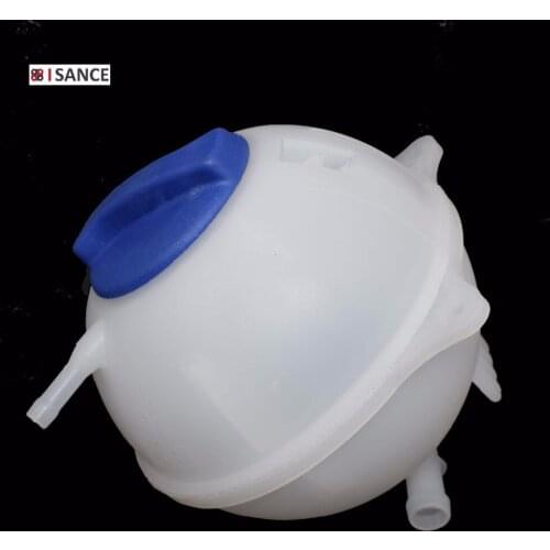 ISANCE Coolant Reservoir Expansion Tank + Cap 1H0121407A 357121407C For VW Golf GTI Jetta Passat Polo Cabrio Corrado Passat