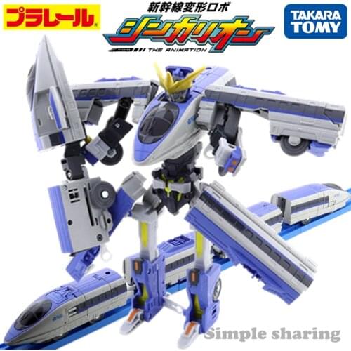 Takara Tomy Plarail Deformation Robo Shinkarion DXS09 Shinkarion 500 Kodama Action Figure Toy