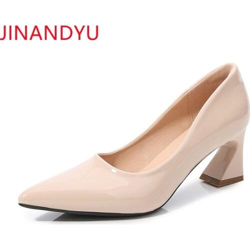 Patent Leather Women Pointed Toe High Heels Sexy Party Shoes for Women Pumps Dress Office Shoes Women Heels Classy Black Shoes