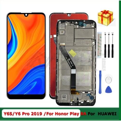 For Huawei Y6S 2019 LCD Y6 PRO Y6 MRD LX1 For Honor Play 8A Prime Display Digitizer Touch Screen JAT L29 L41 Replacement Parts