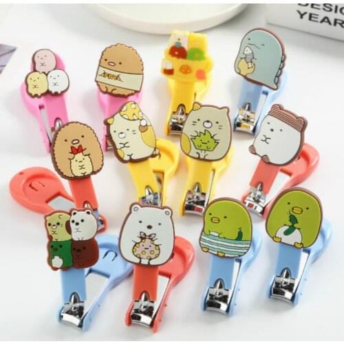 1 Pcs Cartoon Japanese Anime Sumikko Gurashi Corner Creature Nail Scissors Nail Clippers Cosplay Figure Toy Children Gifts